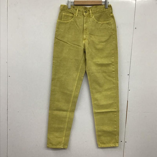シーイー C.E パンツ デニム、ジーンズ デニムパンツ ワイドパンツ カジュアルパンツ S 無地 黄 / イエロー / yellow メンズ USED 古着 中古 10159116