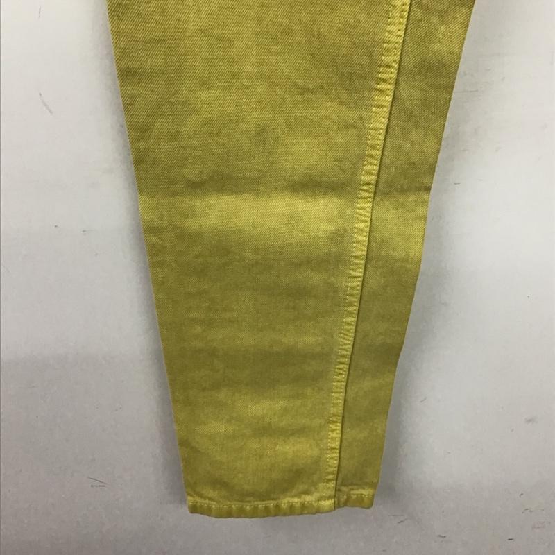 シーイー C.E パンツ デニム、ジーンズ デニムパンツ ワイドパンツ カジュアルパンツ S 無地 黄 / イエロー / yellow メンズ USED 古着 中古 10159116