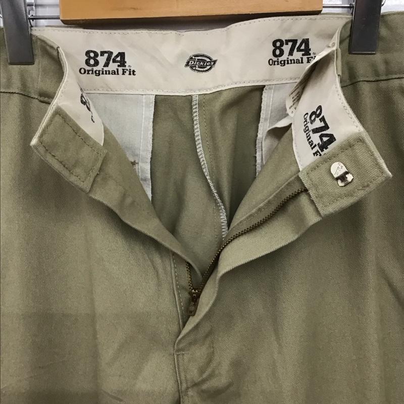 ディッキーズ Dickies パンツ ワークパンツ、ペインターパンツ ワークパンツ ワイドパンツ カジュアルパンツ 33インチ 無地 ベージュ / ベージュ / beige メンズ USED 古着 中古 10159118