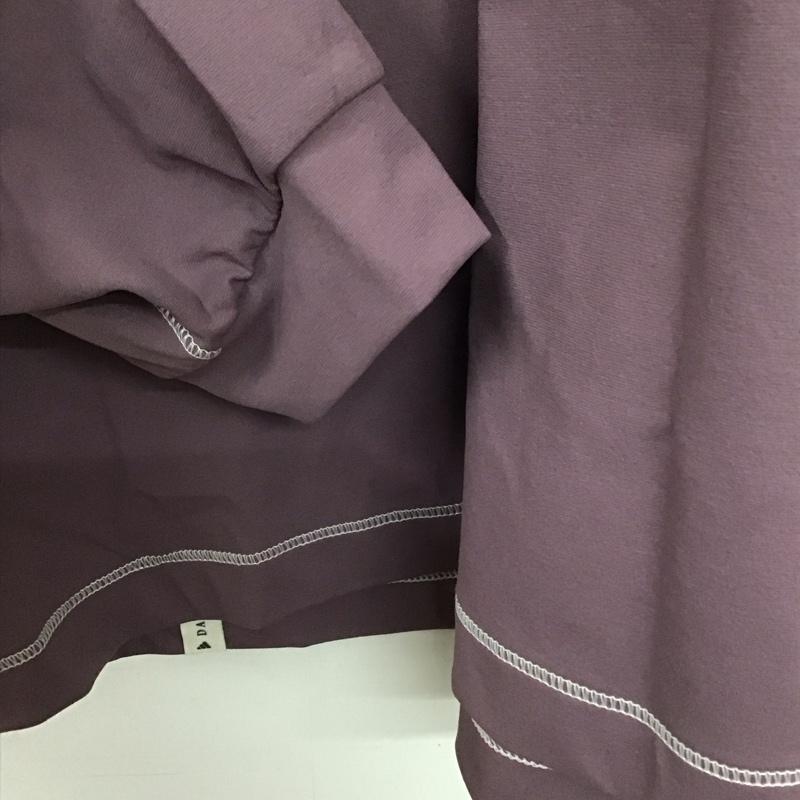 アディダス adidas カットソー 長袖 長袖カットソー プリントカットソー クルーネック L ロゴ、文字 紫 / パープル / purple メンズ USED 古着 中古 10159119