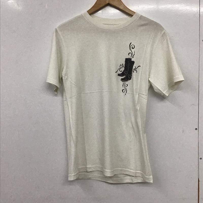 シャンブルズ Shambles Tシャツ 半袖 半袖カットソー プリントTシャツ クルーネックカットソー ナンバーナイン S プリント 白 / ホワイト / white メンズ USED 古着 中古 10159120