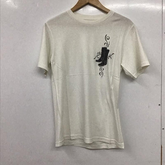 シャンブルズ Shambles Tシャツ 半袖 半袖カットソー プリントTシャツ クルーネックカットソー ナンバーナイン S プリント 白 / ホワイト / white メンズ USED 古着 中古 10159120