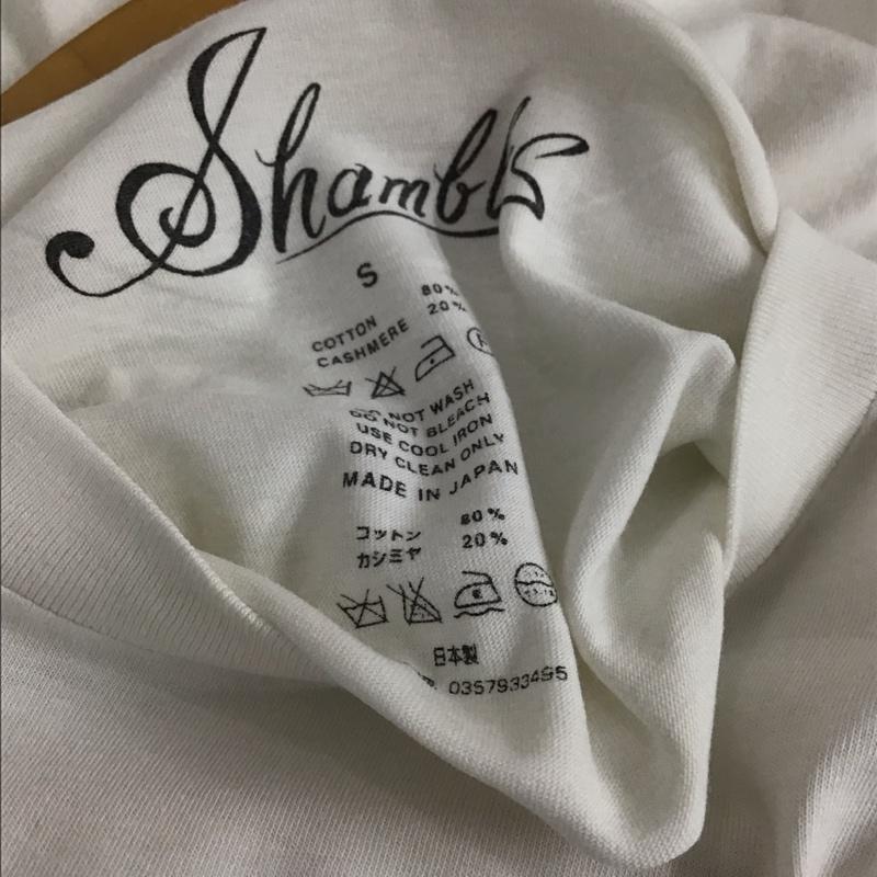 シャンブルズ Shambles Tシャツ 半袖 半袖カットソー プリントTシャツ クルーネックカットソー ナンバーナイン S プリント 白 / ホワイト / white メンズ USED 古着 中古 10159120