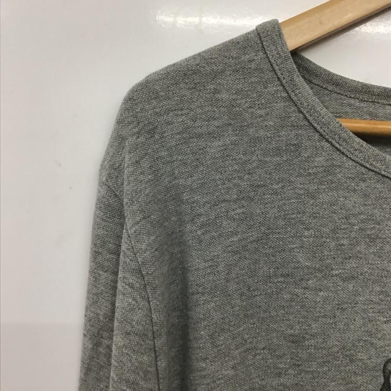 ゴースローキャラバン go slow caravan カットソー 長袖 長袖カットソー プリントカットソー クルーネック 4 プリント 灰 / グレー / gray メンズ USED 古着 中古 10159122