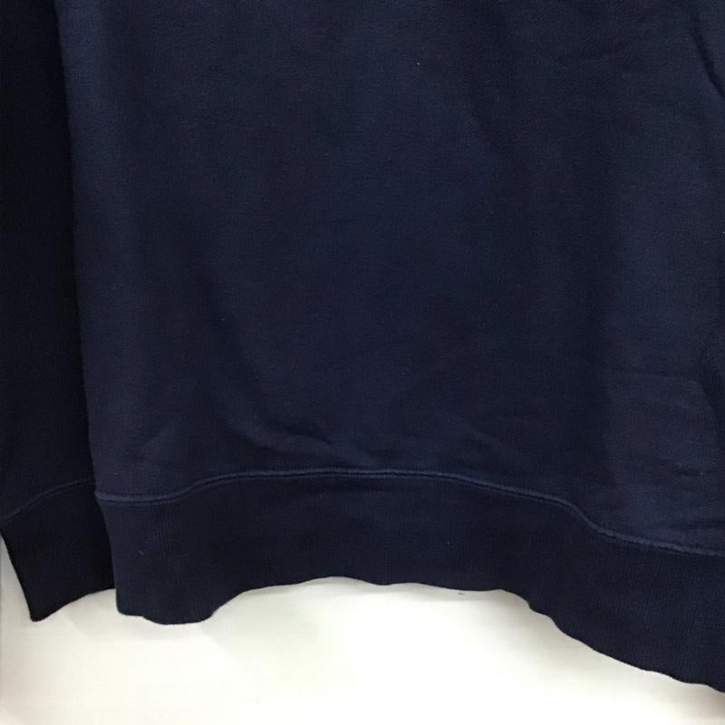 リーボック Reebok トレーナー 長袖 長袖トレーナー スウェット クルーネック プルオーバー 0 ロゴ、文字 紺 / ネイビー / navy メンズ USED 古着 中古 10159123