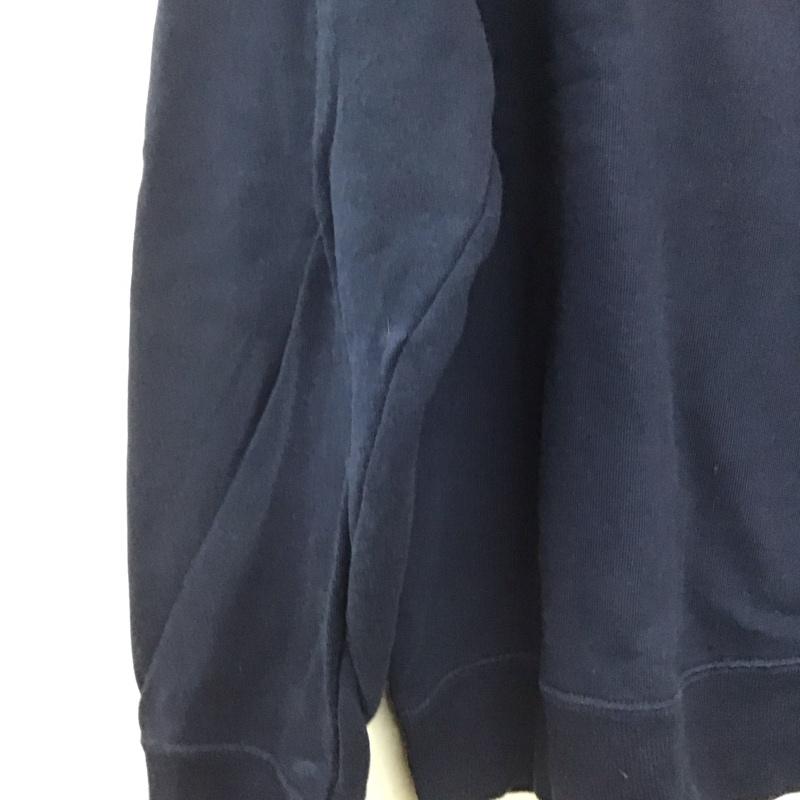 リーボック Reebok トレーナー 長袖 長袖トレーナー スウェット クルーネック プルオーバー 0 ロゴ、文字 紺 / ネイビー / navy メンズ USED 古着 中古 10159123