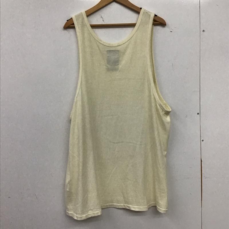 バウワウ Bowwow タンクトップ タンクトップ タンクトップ ノースリーブカットソー クルーネック XL 無地 アイボリー / アイボリー / メンズ USED 古着 中古 10159124