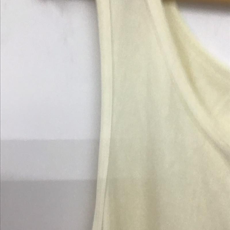 バウワウ Bowwow タンクトップ タンクトップ タンクトップ ノースリーブカットソー クルーネック XL 無地 アイボリー / アイボリー / メンズ USED 古着 中古 10159124