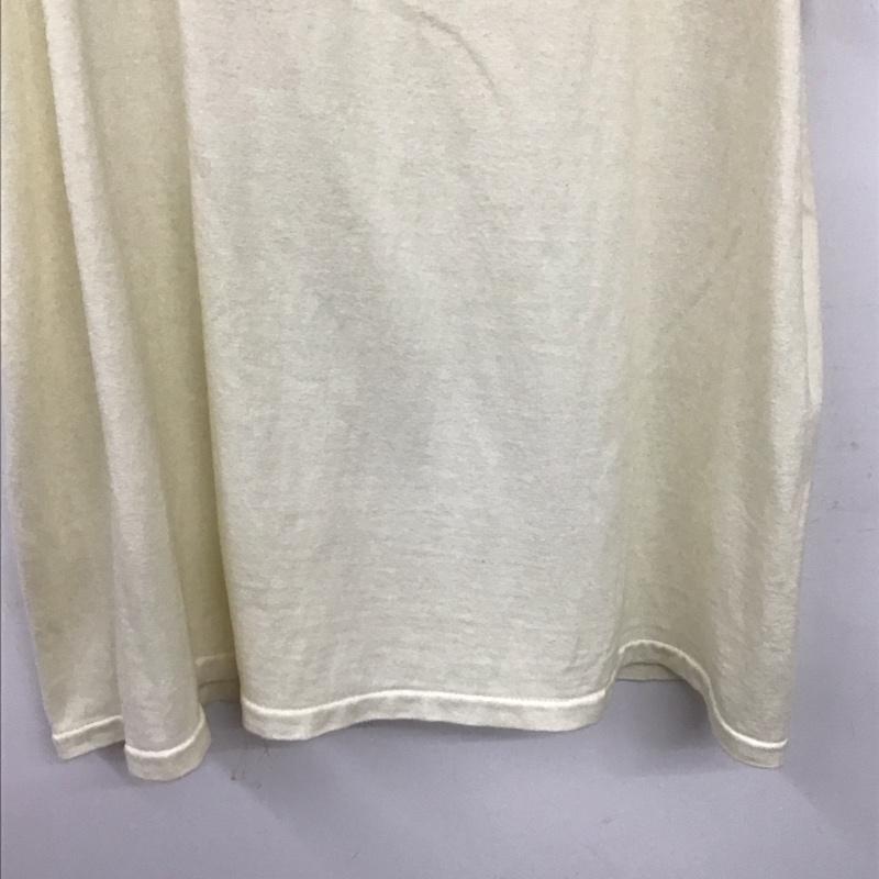 バウワウ Bowwow タンクトップ タンクトップ タンクトップ ノースリーブカットソー クルーネック XL 無地 アイボリー / アイボリー / メンズ USED 古着 中古 10159124