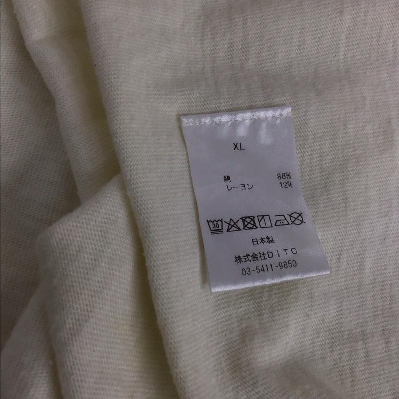 バウワウ Bowwow タンクトップ タンクトップ タンクトップ ノースリーブカットソー クルーネック XL 無地 アイボリー / アイボリー / メンズ USED 古着 中古 10159124