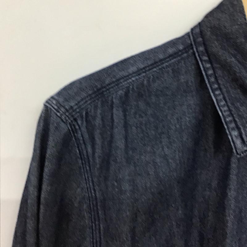 リーバイス Levi s シャツ、ブラウス 長袖 長袖シャツ デニムシャツ M 無地 インディゴ / インディゴ / Indigo メンズ USED 古着 中古 10159125