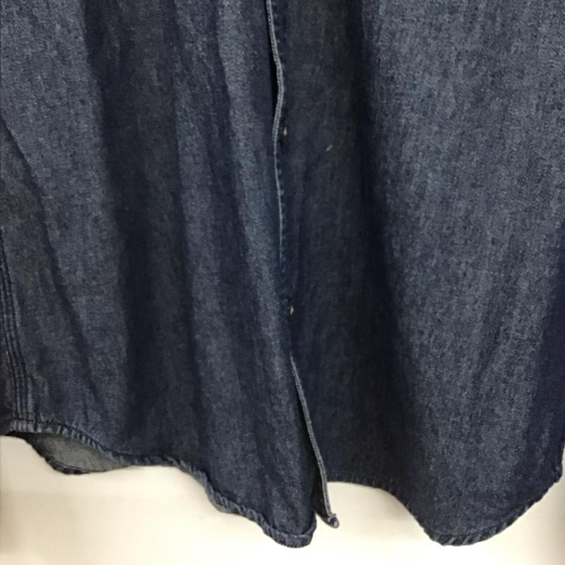 リーバイス Levi s シャツ、ブラウス 長袖 長袖シャツ デニムシャツ M 無地 インディゴ / インディゴ / Indigo メンズ USED 古着 中古 10159125