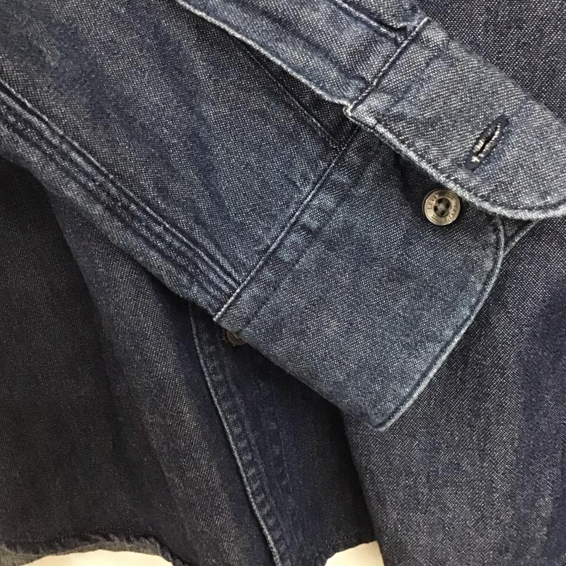 リーバイス Levi s シャツ、ブラウス 長袖 長袖シャツ デニムシャツ M 無地 インディゴ / インディゴ / Indigo メンズ USED 古着 中古 10159125