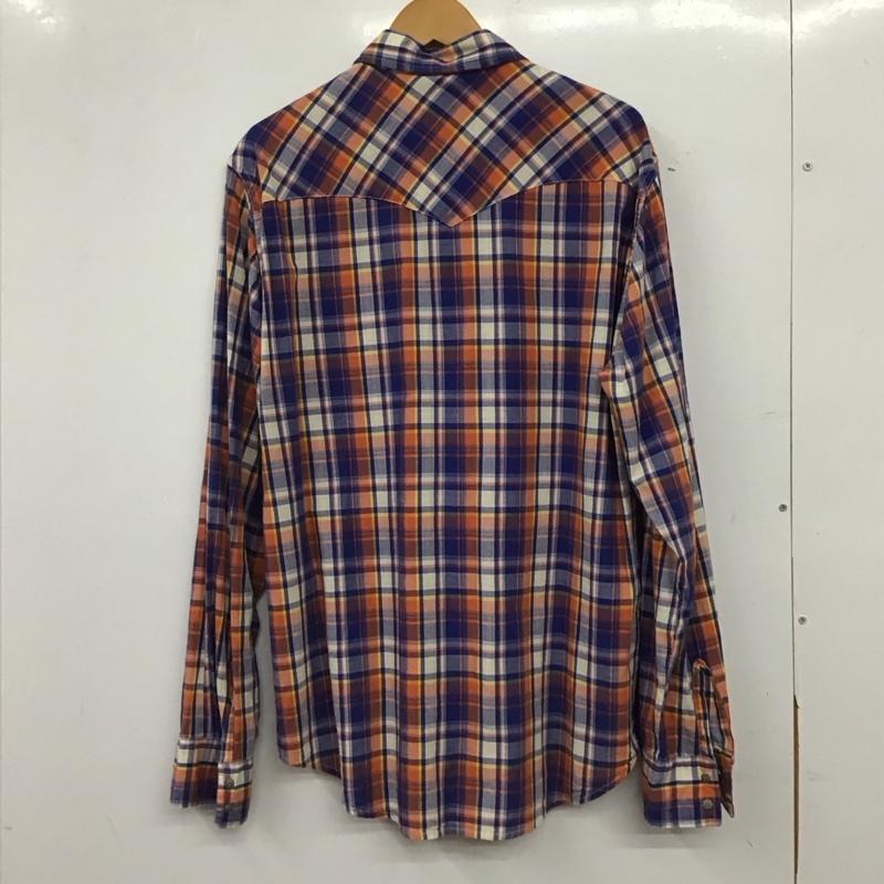 リーバイス Levi s シャツ、ブラウス 長袖 長袖シャツ チェックシャツ カラーシャツ L チェック マルチカラー / マルチカラー / multicolor メンズ USED 古着 中古 10159126