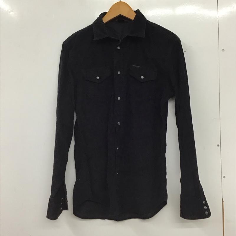ディーゼル DIESEL シャツ、ブラウス 長袖 長袖シャツ コーデュロイシャツ カジュアルシャツ S 無地 紺 / ネイビー / navy メンズ USED 古着 中古 10159127