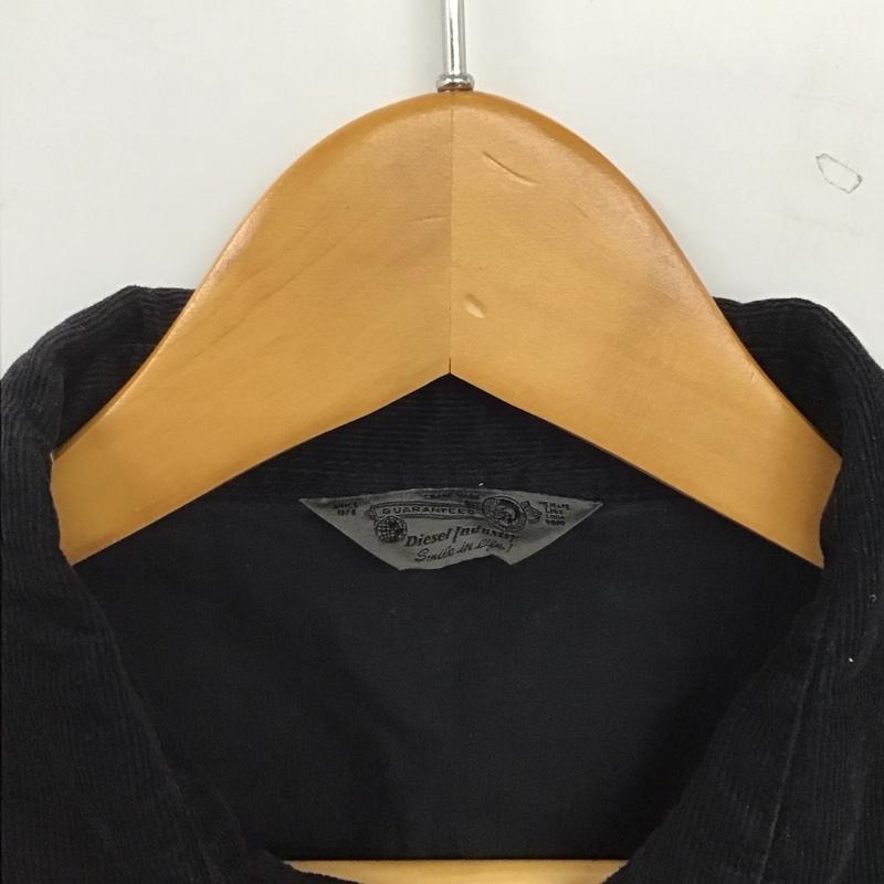 ディーゼル DIESEL シャツ、ブラウス 長袖 長袖シャツ コーデュロイシャツ カジュアルシャツ S 無地 紺 / ネイビー / navy メンズ USED 古着 中古 10159127