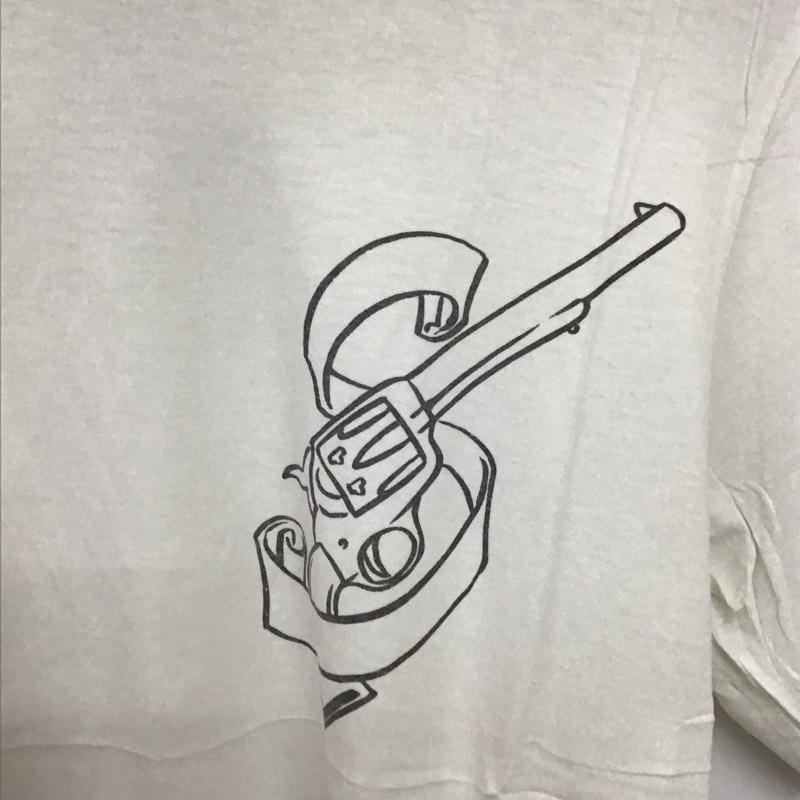 シャンブルズ Shambles Tシャツ 半袖 半袖カットソー プリントTシャツ クルーネックカットソー ナンバーナイン S プリント 白 / ホワイト / white メンズ USED 古着 中古 10159128