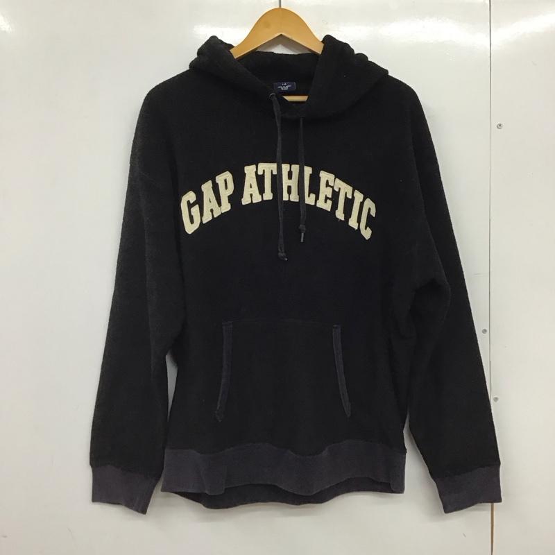 ギャップ GAP パーカー 長袖 長袖パーカー プルオーバーパーカー L ロゴ、文字 ダークグレー / ダークグレー / メンズ USED 古着 中古 10159129