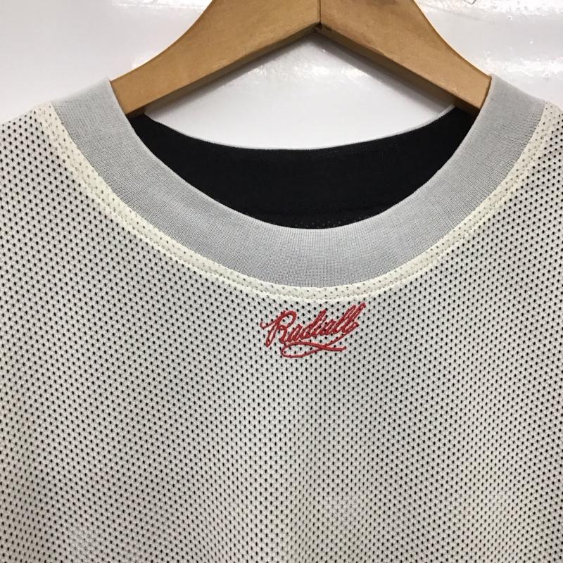 ラディアル RADIALL タンクトップ タンクトップ タンクトップ ノースリーブカットソー クルーネック XL ロゴ、文字 白 / ホワイト / white X 黒 / ブラック / black メンズ USED 古着 中古 10159130