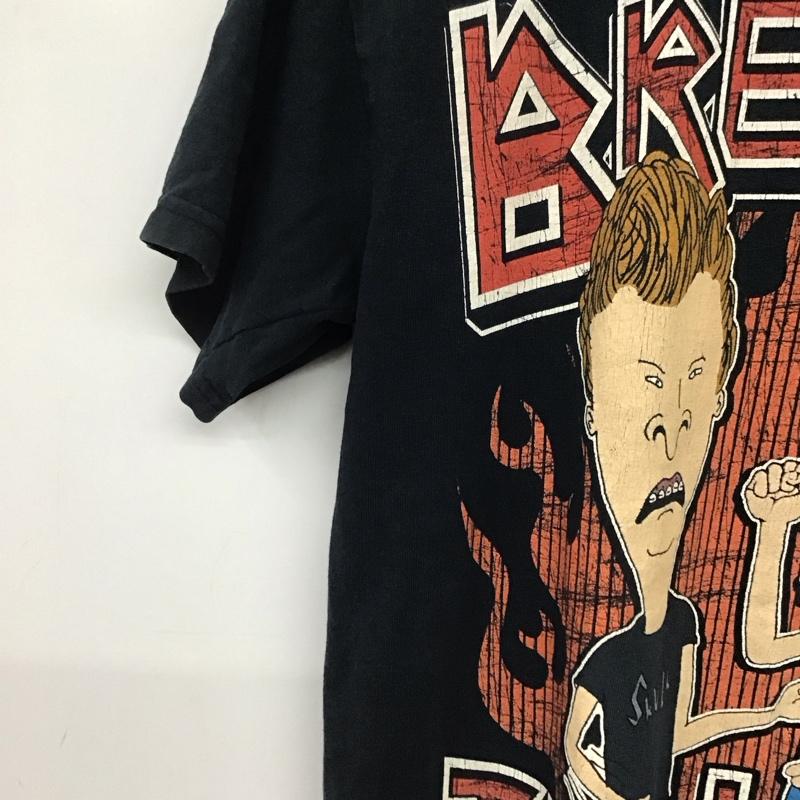 ギルダン GILDAN Tシャツ 半袖 半袖カットソー プリントTシャツ クルーネックカットソー S プリント ダークグレー / ダークグレー / メンズ USED 古着 中古 10159133