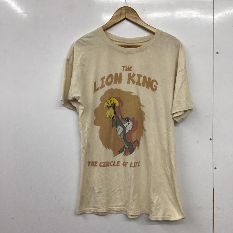 ディズニー Disney Tシャツ 半袖 半袖カットソー プリントTシャツ クルーネックカットソー S プリント ベージュ / ベージュ / beige メンズ USED 古着 中古 10159134