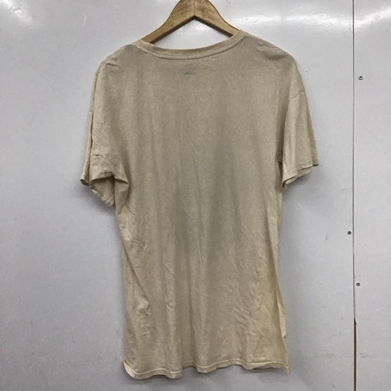 ディズニー Disney Tシャツ 半袖 半袖カットソー プリントTシャツ クルーネックカットソー S プリント ベージュ / ベージュ / beige メンズ USED 古着 中古 10159134