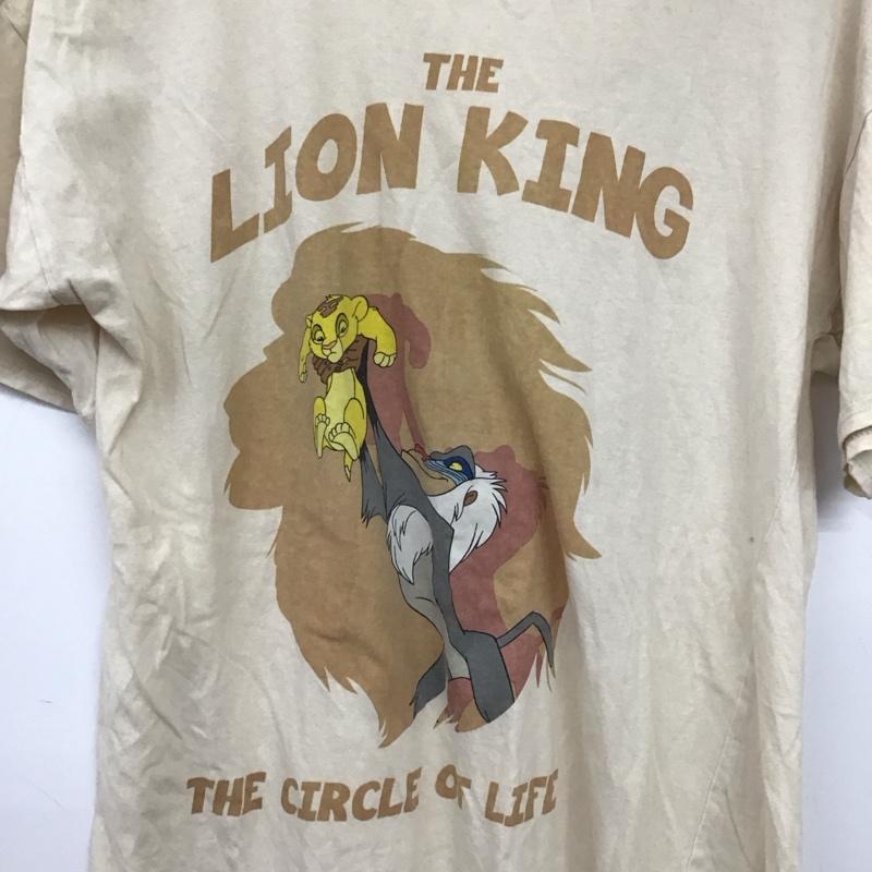 ディズニー Disney Tシャツ 半袖 半袖カットソー プリントTシャツ クルーネックカットソー S プリント ベージュ / ベージュ / beige メンズ USED 古着 中古 10159134