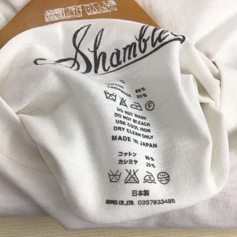 シャンブルズ Shambles Tシャツ 半袖 半袖カットソー プリントTシャツ クルーネックカットソー ナンバーナイン S プリント 白 / ホワイト / white メンズ USED 古着 中古 10159135