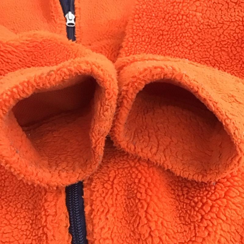 ヘリーハンセン HELLY HANSEN ジャケット、上着 ジャンパー、ブルゾン hh51254 ジップアップフリースジャケット アウター M ロゴ、文字 橙 / オレンジ / orange メンズ USED 古着 中古 10159138
