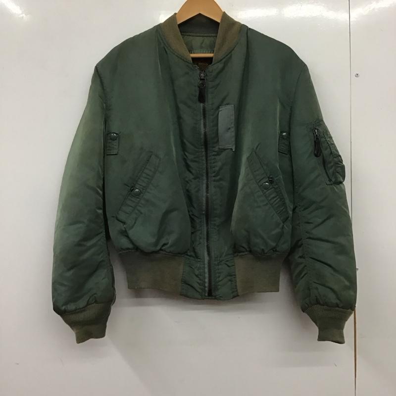 アルファインダストリー Alpha Industries ジャケット、上着 ジャンパー、ブルゾン ジップアップジャケット ナイロンジャケット アウター M 無地 カーキ / カーキ / khaki メンズ USED 古着 中古 10159139