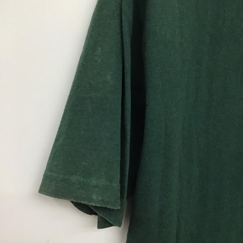 カーハート Carhartt Tシャツ 半袖 半袖カットソー プリントTシャツ クルーネックカットソー M ロゴ、文字 緑 / グリーン / green メンズ USED 古着 中古 10159141
