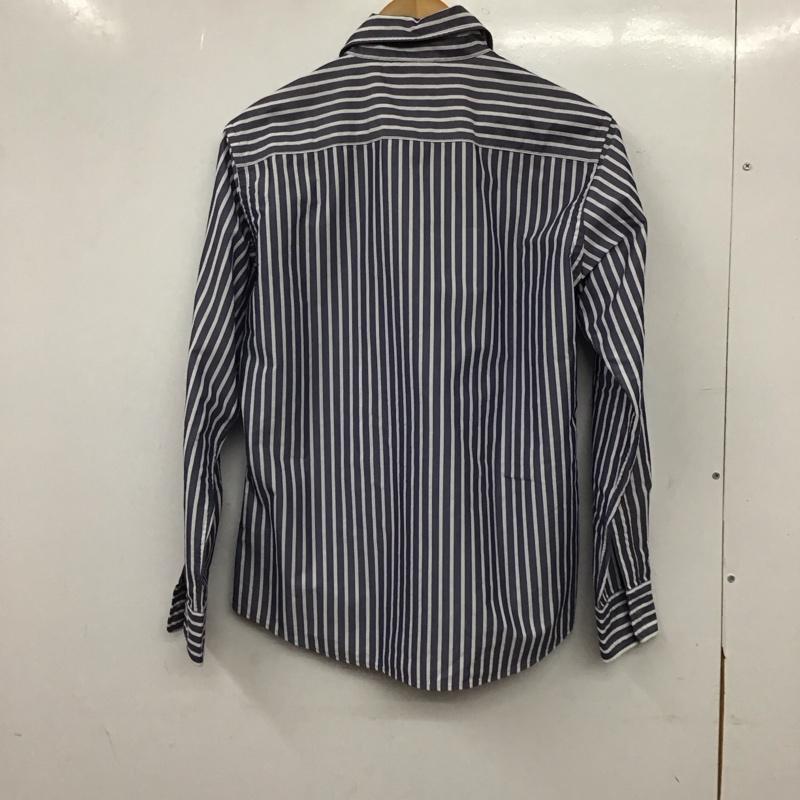シップス SHIPS シャツ、ブラウス 長袖 長袖シャツ ストライプシャツ S ストライプ 紺 / ネイビー / navy メンズ USED 古着 中古 10159146