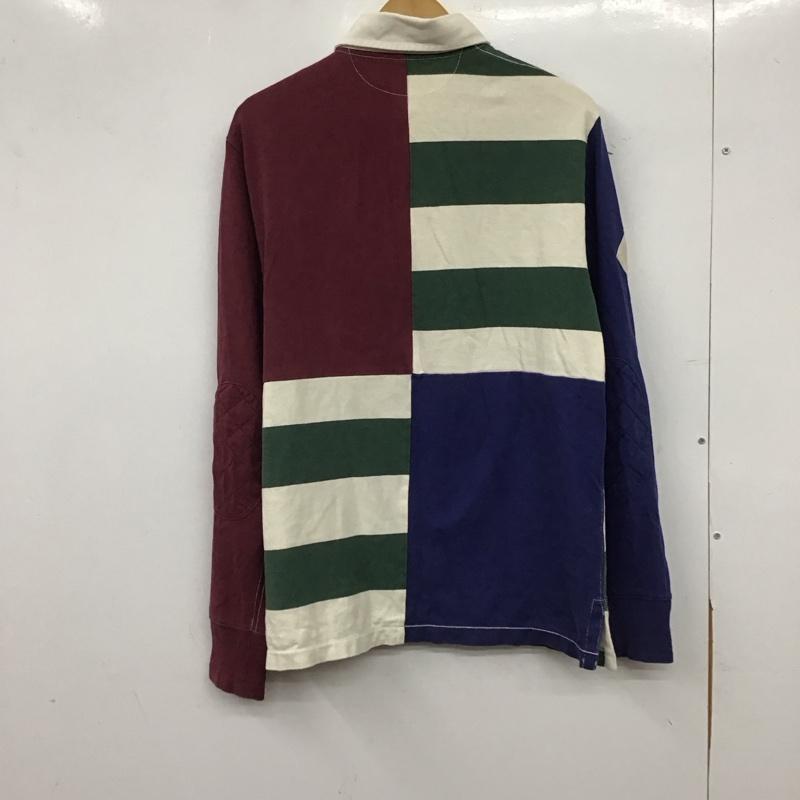 ポロバイラルフローレン Polo by RALPH LAUREN カットソー 長袖 長袖カットソー ラグビーシャツ M ロゴ、文字 マルチカラー / マルチカラー / multicolor メンズ USED 古着 中古 10159147