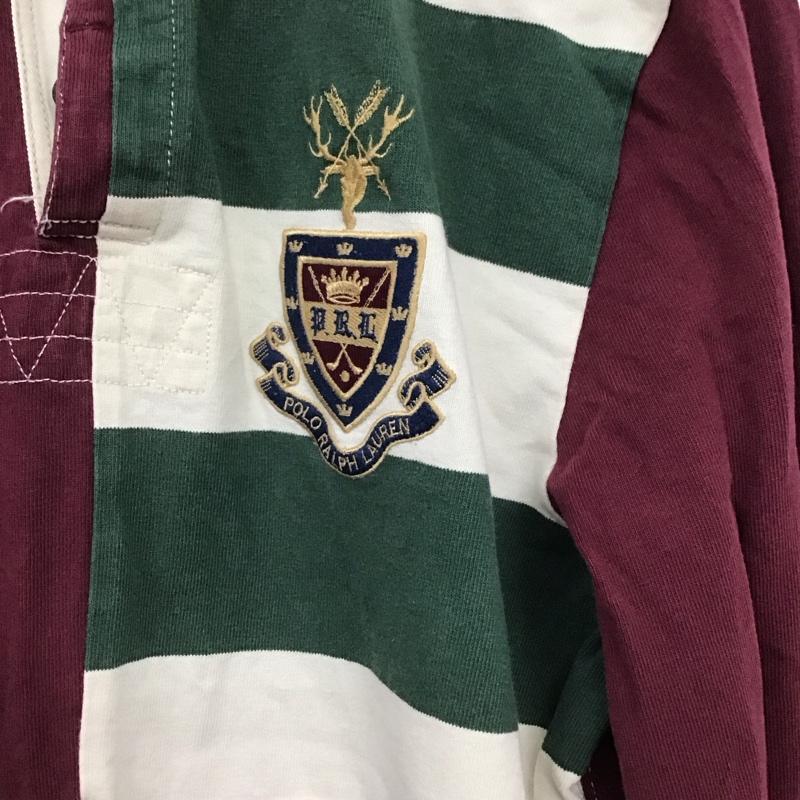 ポロバイラルフローレン Polo by RALPH LAUREN カットソー 長袖 長袖カットソー ラグビーシャツ M ロゴ、文字 マルチカラー / マルチカラー / multicolor メンズ USED 古着 中古 10159147