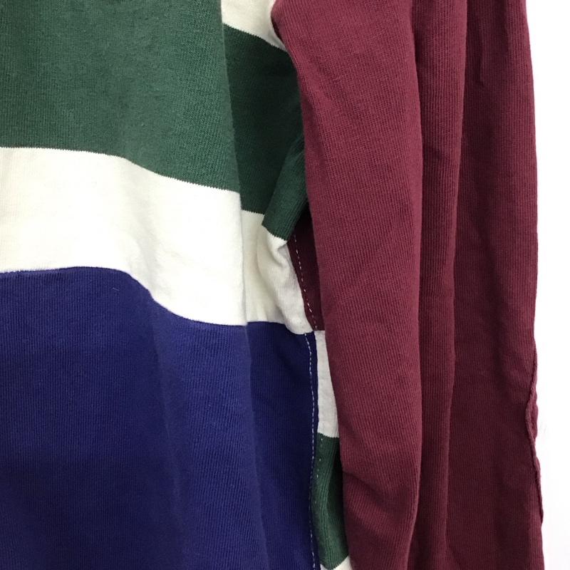 ポロバイラルフローレン Polo by RALPH LAUREN カットソー 長袖 長袖カットソー ラグビーシャツ M ロゴ、文字 マルチカラー / マルチカラー / multicolor メンズ USED 古着 中古 10159147