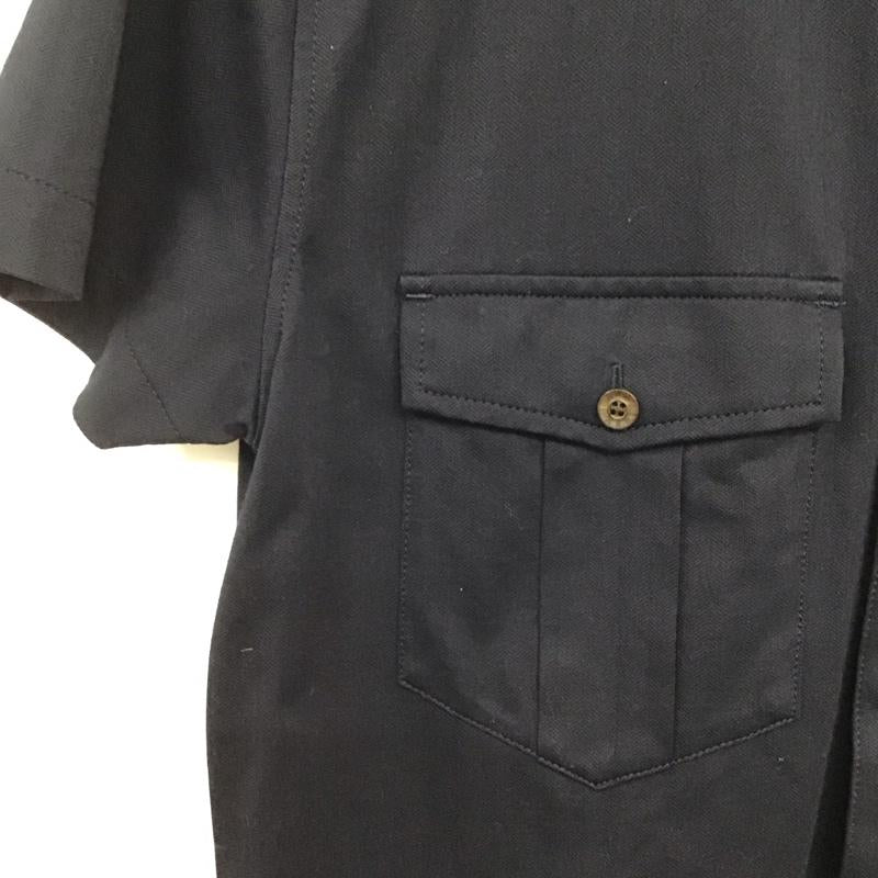 エーケーエム AKM シャツ、ブラウス 半袖 半袖シャツ 無地シャツ ポケットシャツ XL 無地 紺 / ネイビー / navy メンズ USED 古着 中古 10159148