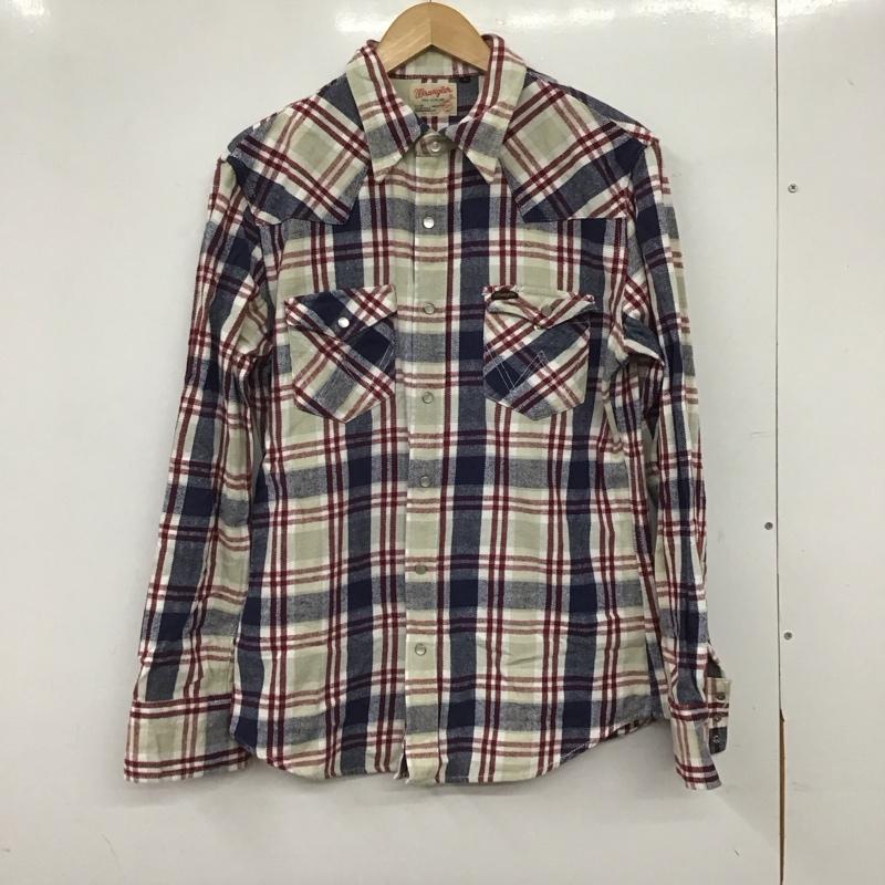 ラングラー Wrangler シャツ、ブラウス 長袖 長袖シャツ チェックシャツ カラーシャツ L チェック マルチカラー / マルチカラー / multicolor メンズ USED 古着 中古 10159151