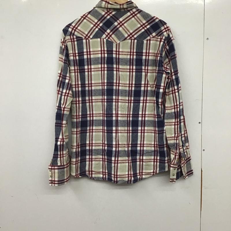 ラングラー Wrangler シャツ、ブラウス 長袖 長袖シャツ チェックシャツ カラーシャツ L チェック マルチカラー / マルチカラー / multicolor メンズ USED 古着 中古 10159151
