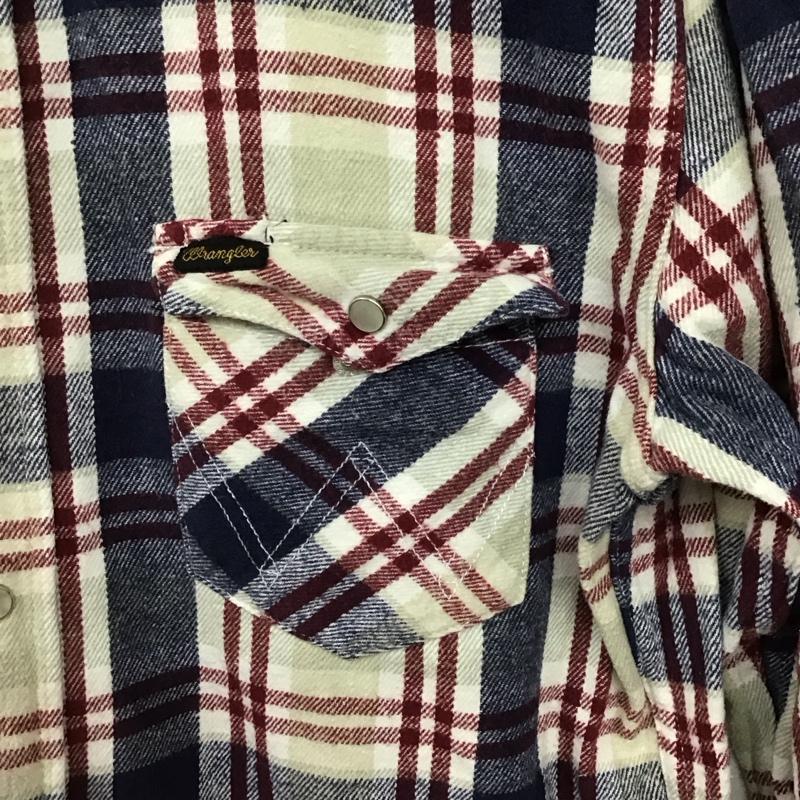 ラングラー Wrangler シャツ、ブラウス 長袖 長袖シャツ チェックシャツ カラーシャツ L チェック マルチカラー / マルチカラー / multicolor メンズ USED 古着 中古 10159151