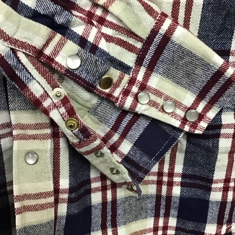 ラングラー Wrangler シャツ、ブラウス 長袖 長袖シャツ チェックシャツ カラーシャツ L チェック マルチカラー / マルチカラー / multicolor メンズ USED 古着 中古 10159151