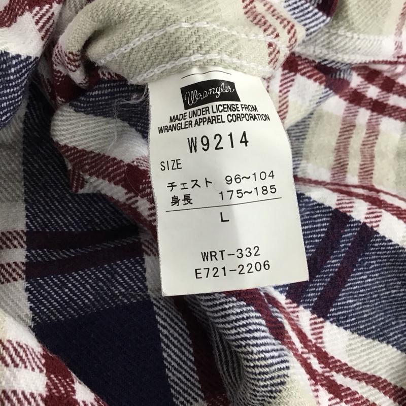 ラングラー Wrangler シャツ、ブラウス 長袖 長袖シャツ チェックシャツ カラーシャツ L チェック マルチカラー / マルチカラー / multicolor メンズ USED 古着 中古 10159151