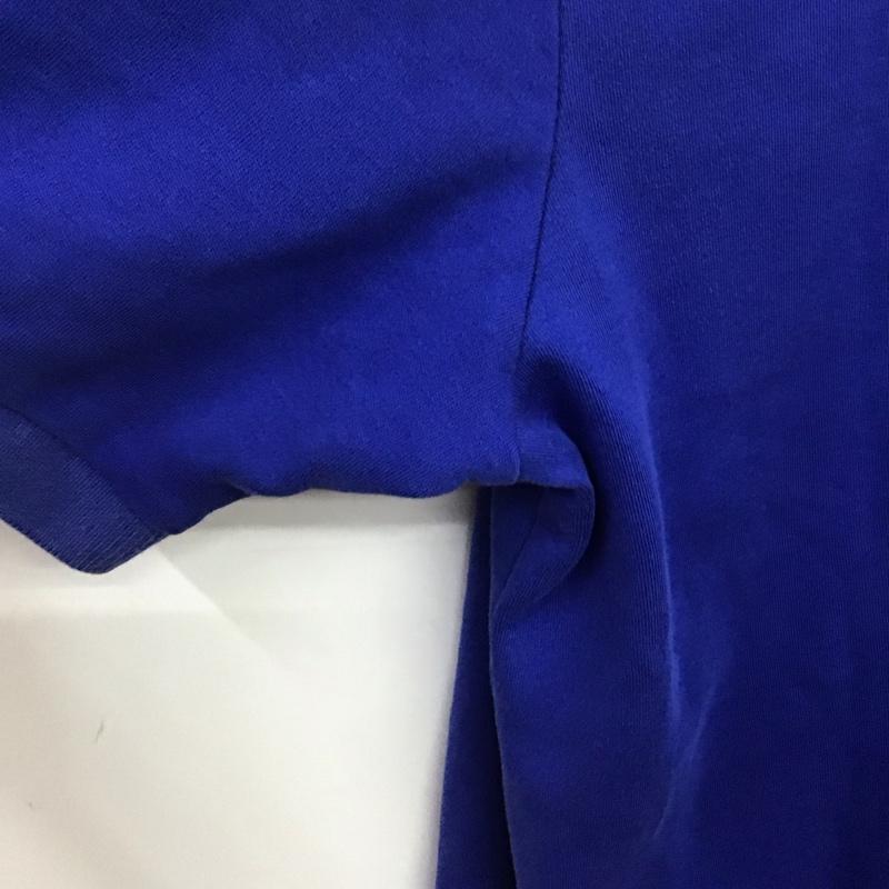 ポロバイラルフローレン Polo by RALPH LAUREN ポロシャツ 半袖 半袖ポロシャツ カラーシャツ 半袖カットソー L ロゴ、文字 青 / ブルー / blue メンズ USED 古着 中古 10159152