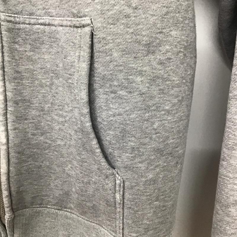 スラッシャー THRASHER パーカー 長袖 ジップアップパーカー 長袖パーカー カジュアルジャケット M ロゴ、文字 灰 / グレー / gray メンズ USED 古着 中古 10159158