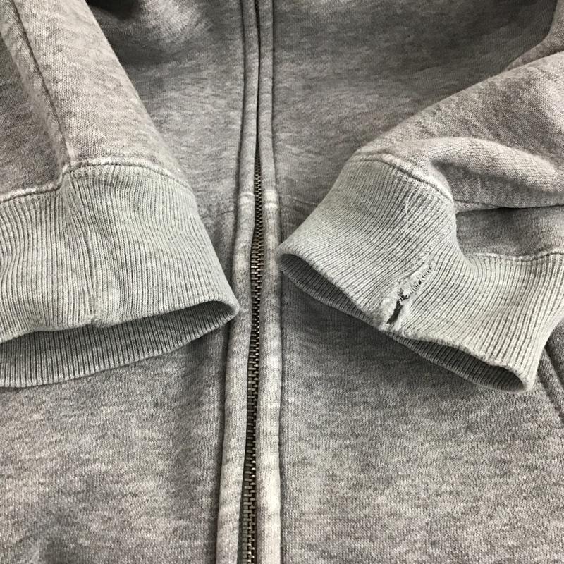 スラッシャー THRASHER パーカー 長袖 ジップアップパーカー 長袖パーカー カジュアルジャケット M ロゴ、文字 灰 / グレー / gray メンズ USED 古着 中古 10159158