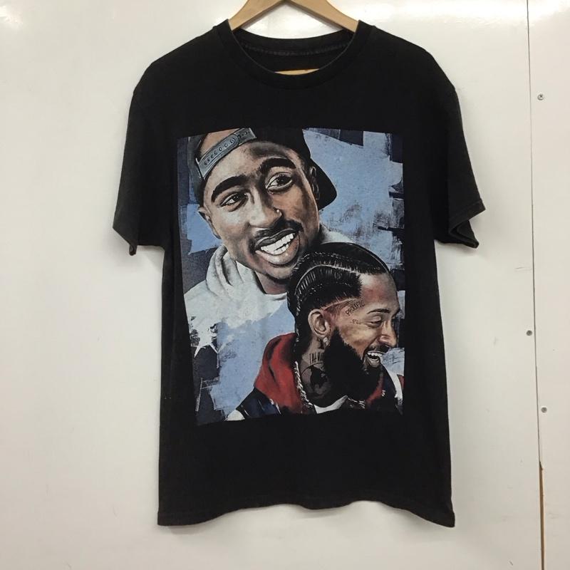古着 USED Tシャツ 半袖 半袖カットソー プリントTシャツ クルーネックカットソー プリント ダークグレー / ダークグレー / メンズ USED 古着 中古 10159159