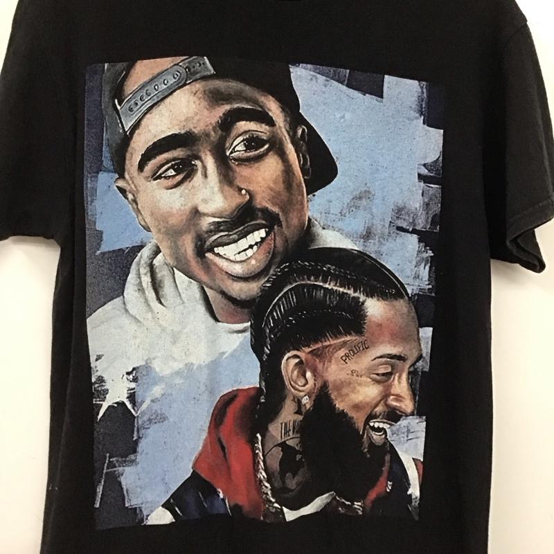 古着 USED Tシャツ 半袖 半袖カットソー プリントTシャツ クルーネックカットソー プリント ダークグレー / ダークグレー / メンズ USED 古着 中古 10159159