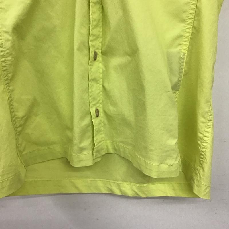 ジュンハシモト junhashimoto シャツ、ブラウス 半袖 半袖シャツ 無地シャツ ポケットシャツ 4 無地 黄 / イエロー / yellow メンズ USED 古着 中古 10159160
