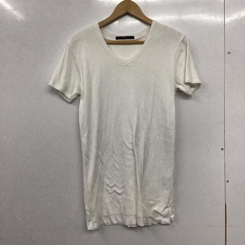 エーケーエム AKM Tシャツ 半袖 半袖カットソー プリントTシャツ Vネックカットソー XL 無地 白 / ホワイト / white メンズ USED 古着 中古 10159161