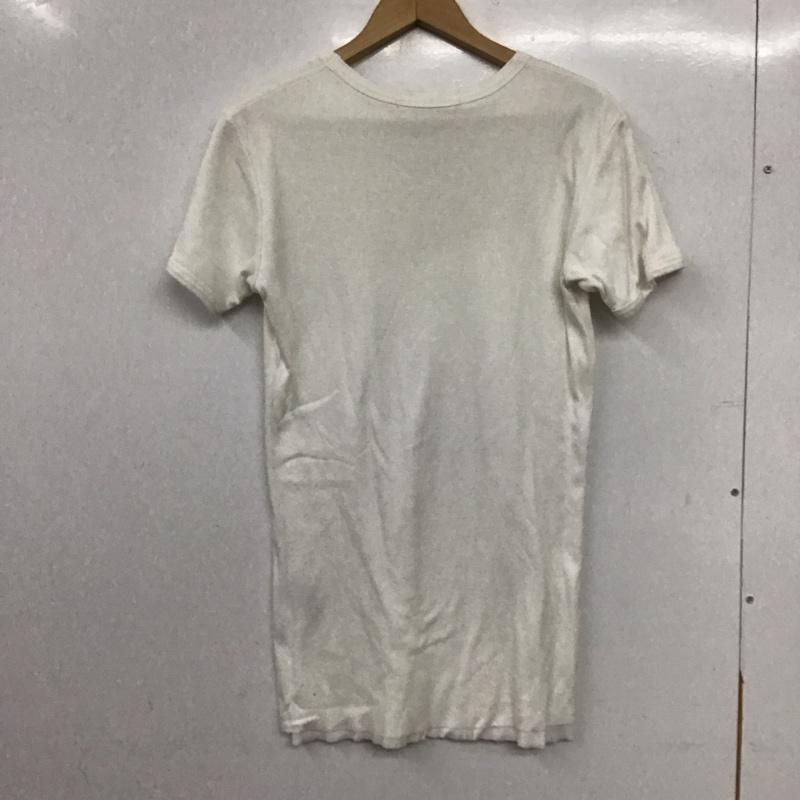エーケーエム AKM Tシャツ 半袖 半袖カットソー プリントTシャツ Vネックカットソー XL 無地 白 / ホワイト / white メンズ USED 古着 中古 10159161