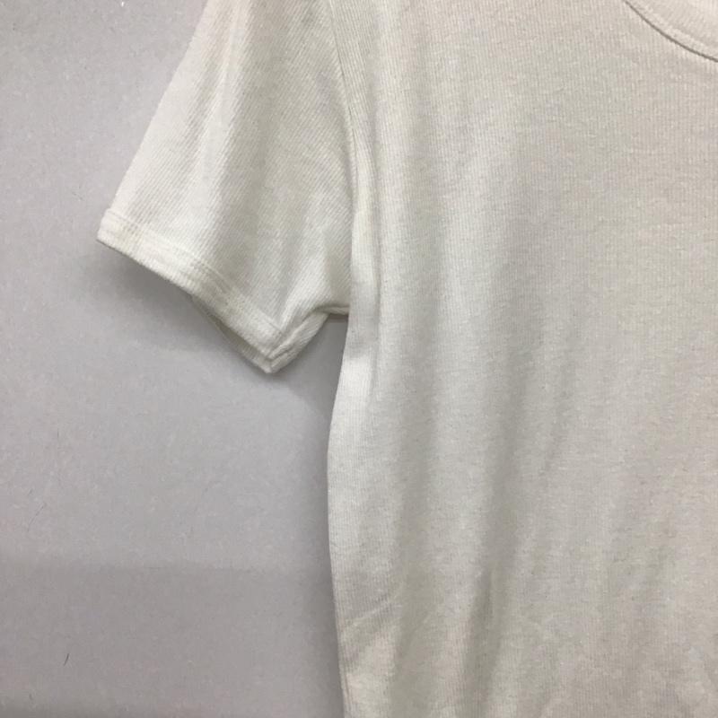 エーケーエム AKM Tシャツ 半袖 半袖カットソー プリントTシャツ Vネックカットソー XL 無地 白 / ホワイト / white メンズ USED 古着 中古 10159161